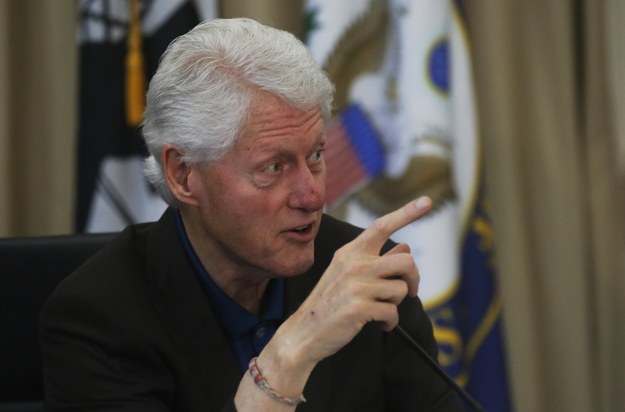 Bill Clinton /Thais Llorca /PAP/EPA
