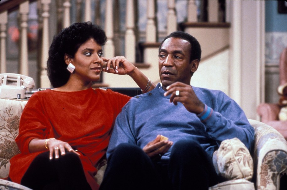 Bill Cosby na planie "Bill Cosby Show". Zdjęcie wykonane ok. 1985 r. /GENE TRINDL/MPTV/LFI /PAP/LFI