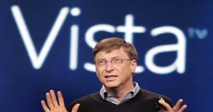 Bill Gates był gwiazdą premiery Visty /AFP