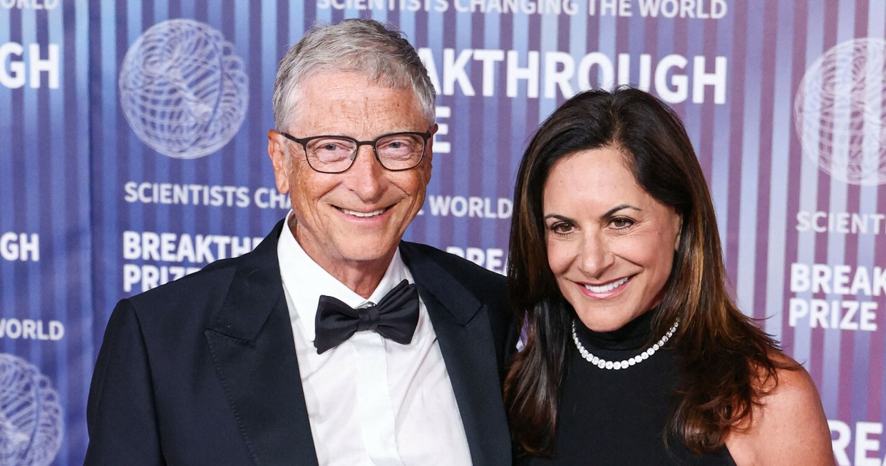 Bill Gates i Paula Hurd na ceremonii wręczenia nagród Breakthrough w Academy Museum Of Motion Pictures w Los Angeles /Collin Xavier/Image Press Agency ABACA/Abaca/East News /East News