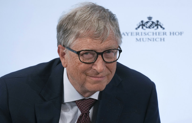 Bill Gates podczas Munich Security Conference mówił m.in. o ryzyku kolejnej pandemii /AP Photo/Michael Probst) /East News