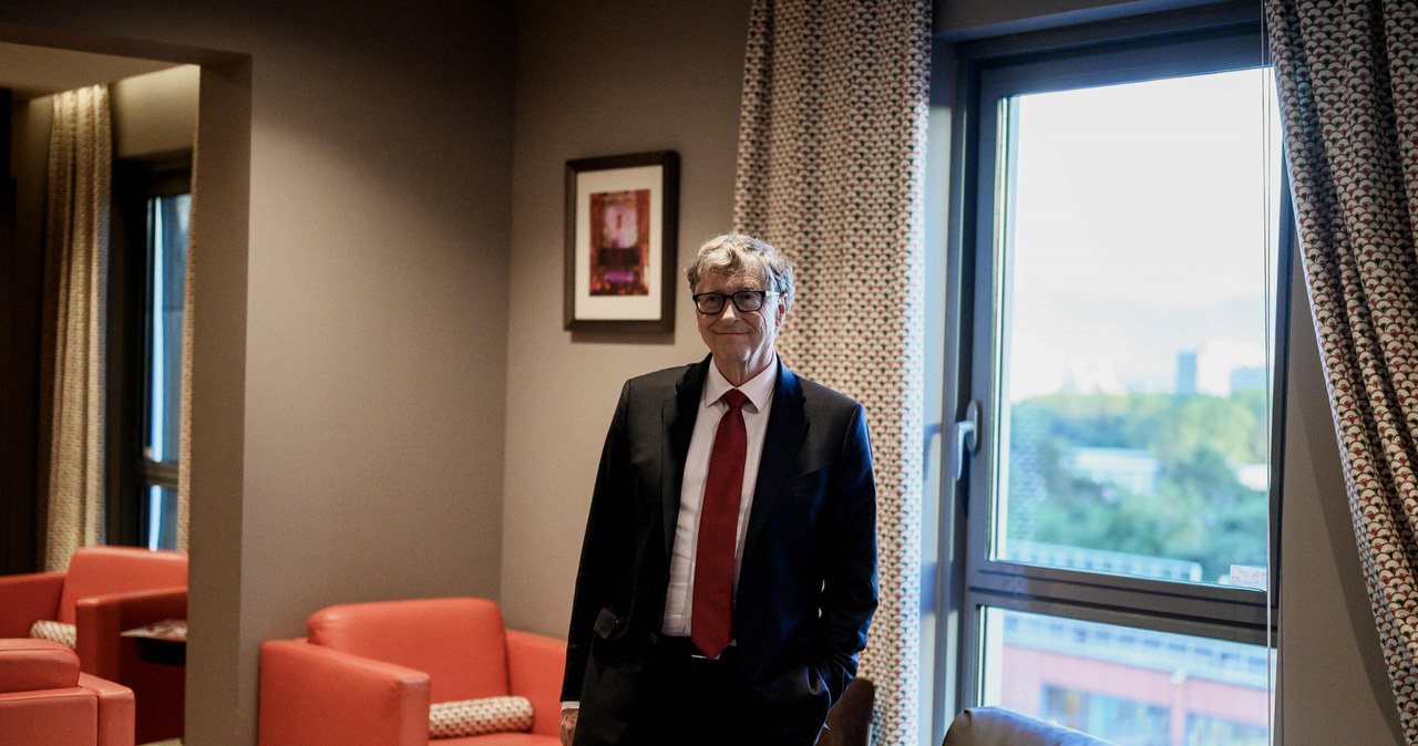 Bill Gates, przedsiębiorca, współzałożyciel Microsoft /JEFF PACHOUD/AFP/East News /East News