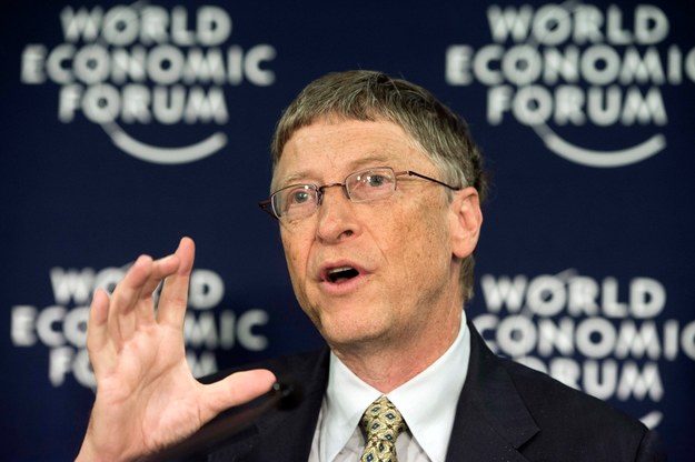 Bill Gates wrócił na pierwsze miejsce rankingu superbogaczy /JEAN-CHRISTOPHE BOTT /PAP