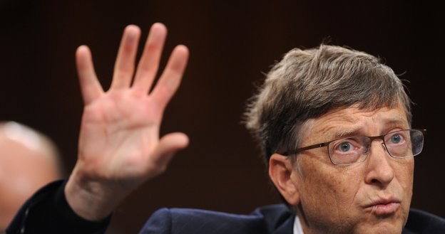 Bill Gates, z majątkiem wartym 53 mld dolarów, uplasował się na drugiej pozycji /AFP