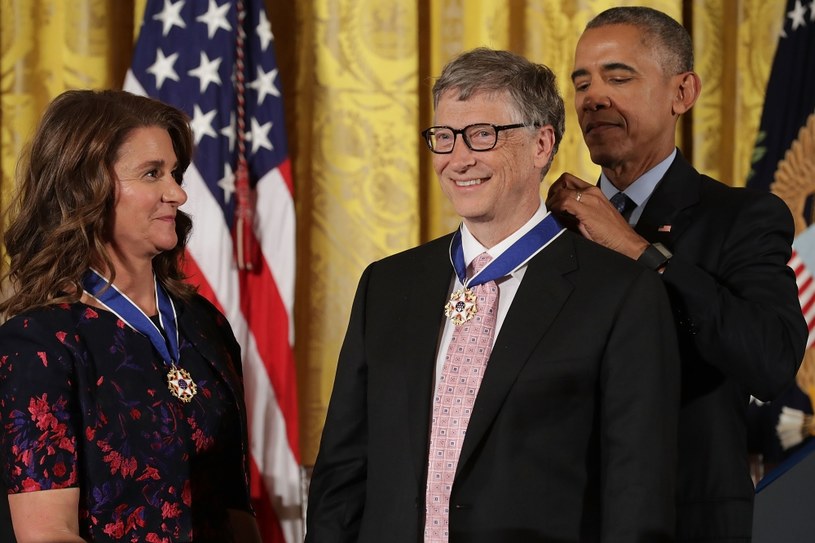 Bill Gates z żoną /Chip Somodevilla / Staff /Getty Images