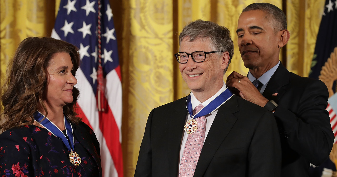 Bill Gates z żoną /Chip Somodevilla / Staff /Getty Images