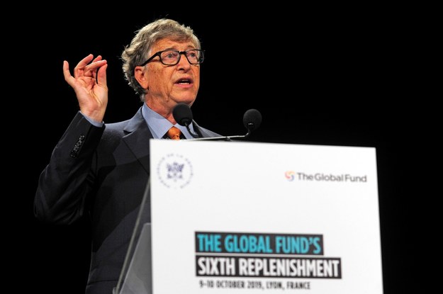 Bill Gates /Olivier Chassignole  /PAP/EPA