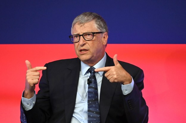 Bill Gates /Leon Neal /PAP/PA