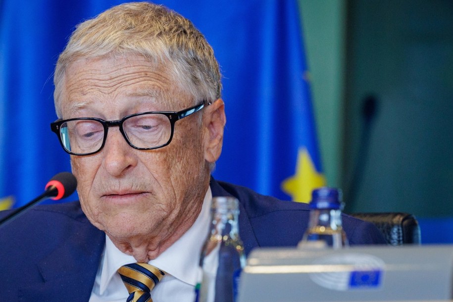 Bill Gates /OLIVIER MATTHYS    /PAP/EPA