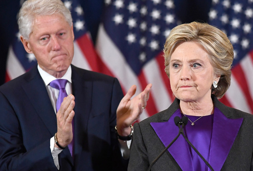 Bill i Hillary Clintonowie w 2016 roku /AFP