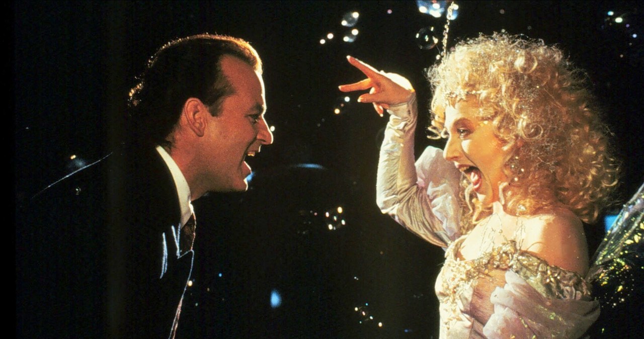 Bill Murray i Carol Kane w filmie "Wigilijny Show" /Mary Evans/All Film Archive/Paramount/East News /East News