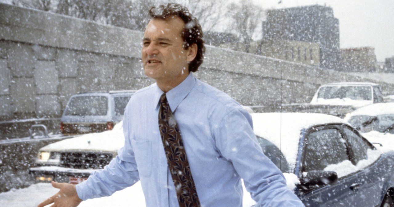 Bill Murray w filmie "Dzień świstaka" /Groundhog Day /East News