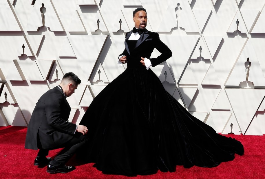 Billy Porter, 50-letni perfomer, piosenkarz i aktor /ETIENNE LAURENT /PAP/EPA