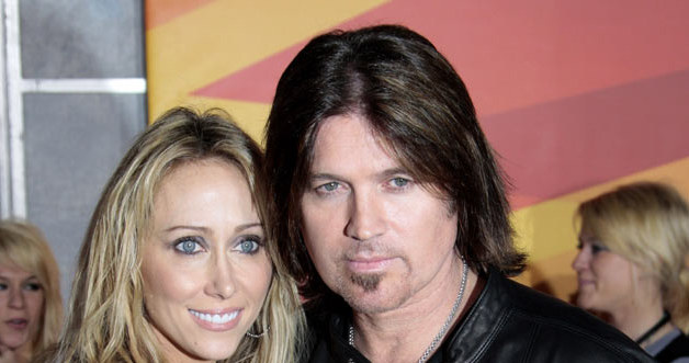 Billy Ray Cyrus z żoną Tish i córką Noah &nbsp; /Splashnews