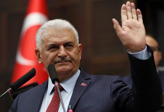 Binali Yildirim, premier Turcji /AFP