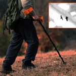 Biorą wykrywacz i kradną skarby pod osłoną nocy. Policja ujawnia skalę zjawiska
