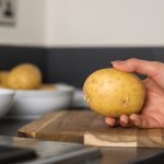 Biorę ziemniaka i przecinam go na pół. Łazienka lśni bez szorowania