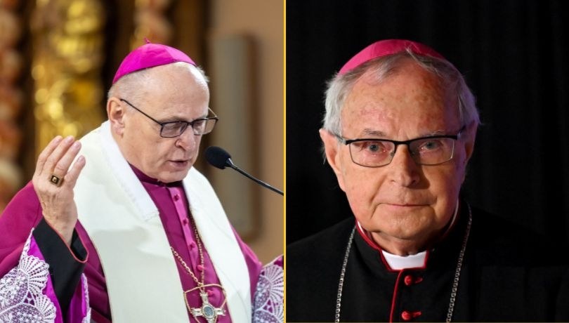 Biskupi Wiesław Mering (L) i Antoni Długosz (P) /Tytus Żmijewski/Piotr Polak /PAP