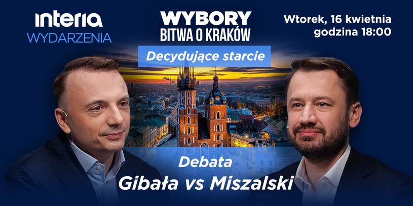 "Bitwa o Kraków. Decydujące starcie". Miszalski i Gibała twarzą w twarz