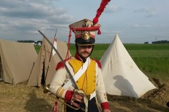 Bitwa pod Waterloo z udziałem statystów z Polski