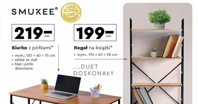 Biurko i regał w ofercie Biedronki /Biedronka /INTERIA.PL