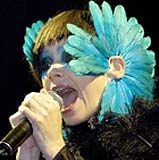 Björk zaśpiewa na olimpiadzie /AFP