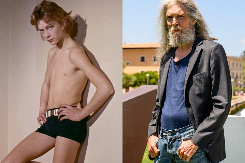 Björn Andrésen w filmie "Śmierć w Wenecji"  (L) i obecnie (P) /Screen Archives/Juan Naharro Gimenez /Getty Images