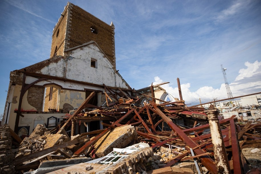 Black River na Jamajce po przejściu huraganu Melissa /EPA/ORLANDO BARRIA  /PAP