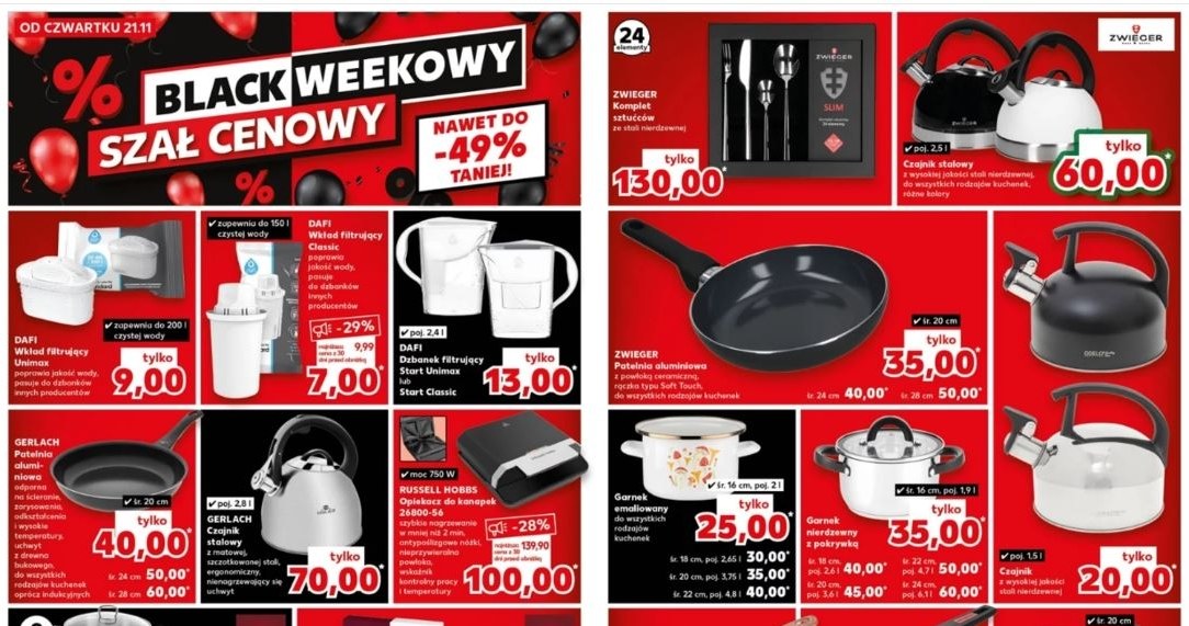 Black Weekend w sklepach sieci Kaufland! /Kaufland /INTERIA.PL