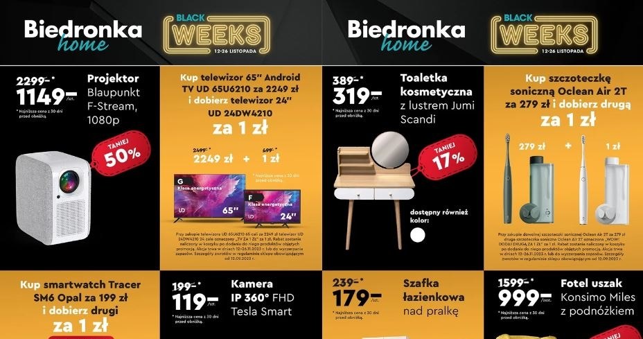 Black Weeks w Biedronka Home! /Biedronka /INTERIA.PL