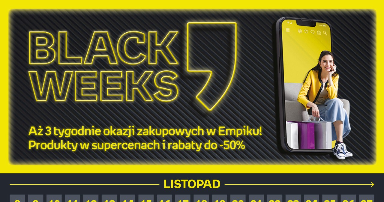 Black Weeks w Empik /Empik /INTERIA.PL