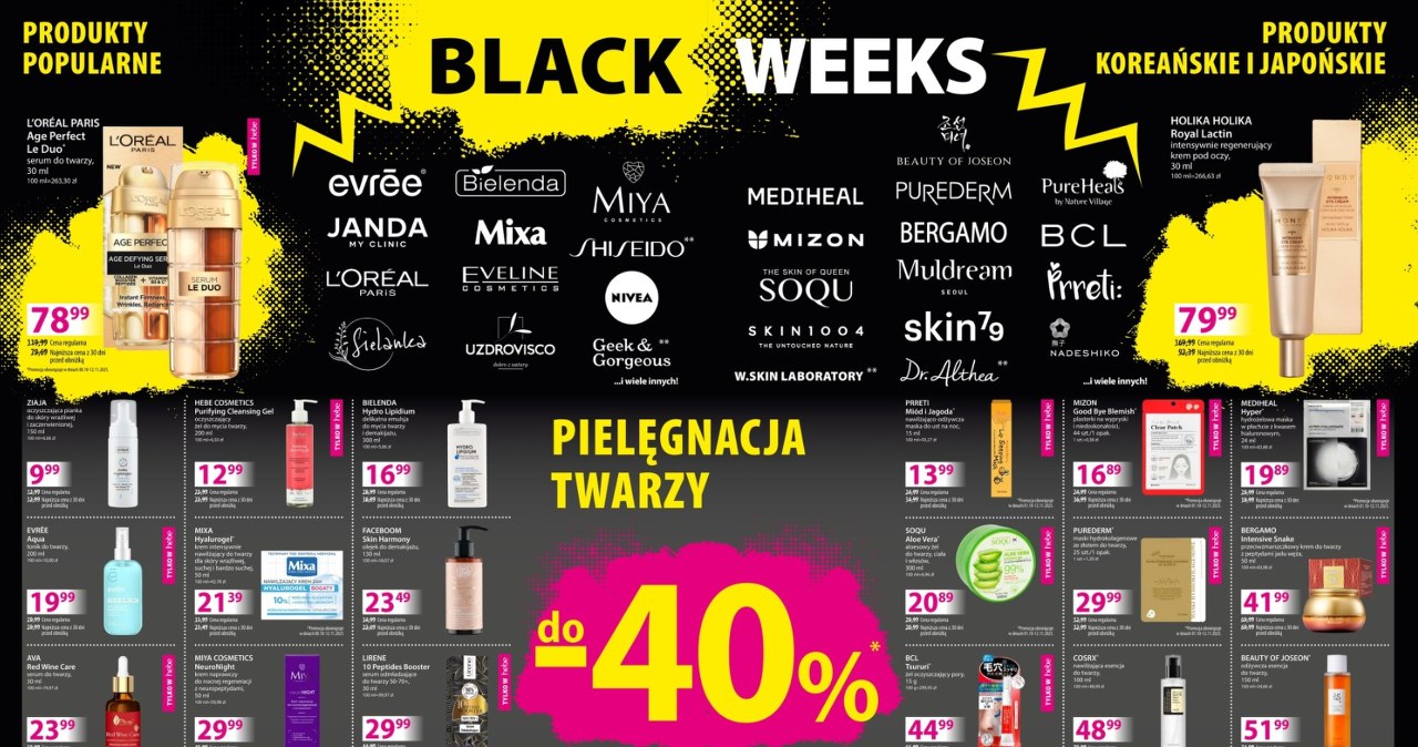 Black Weeks w Hebe: do -40% na pielęgnację! /Hebe /INTERIA.PL