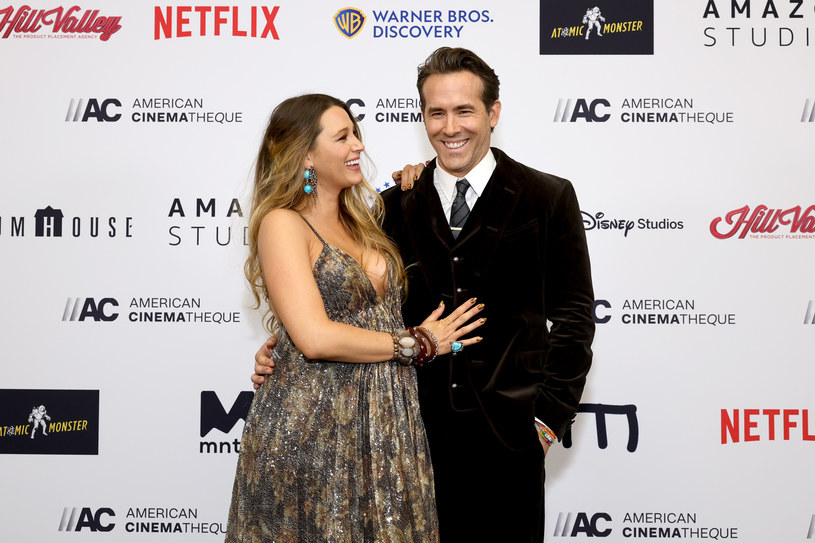 Blake Lively i nagrodzony Ryan Reynolds /Emma McIntyre/Getty Images for American Cinematheque /Getty Images