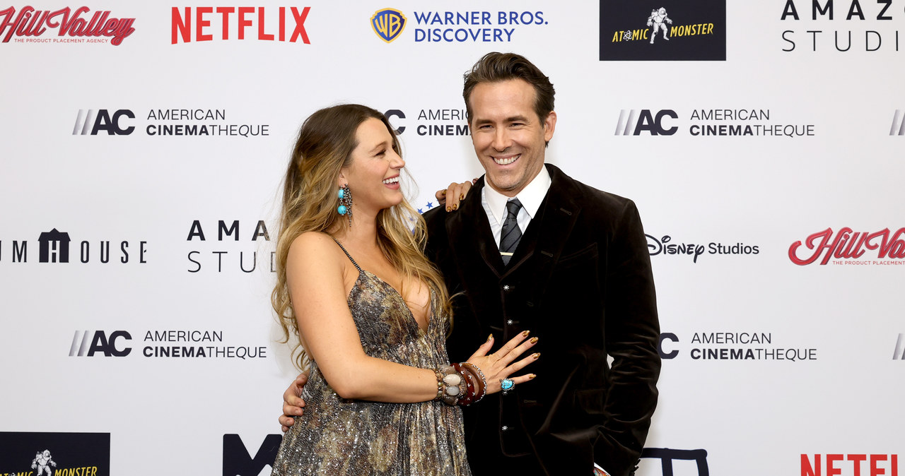 Blake Lively i nagrodzony Ryan Reynolds /Emma McIntyre/Getty Images for American Cinematheque /Getty Images