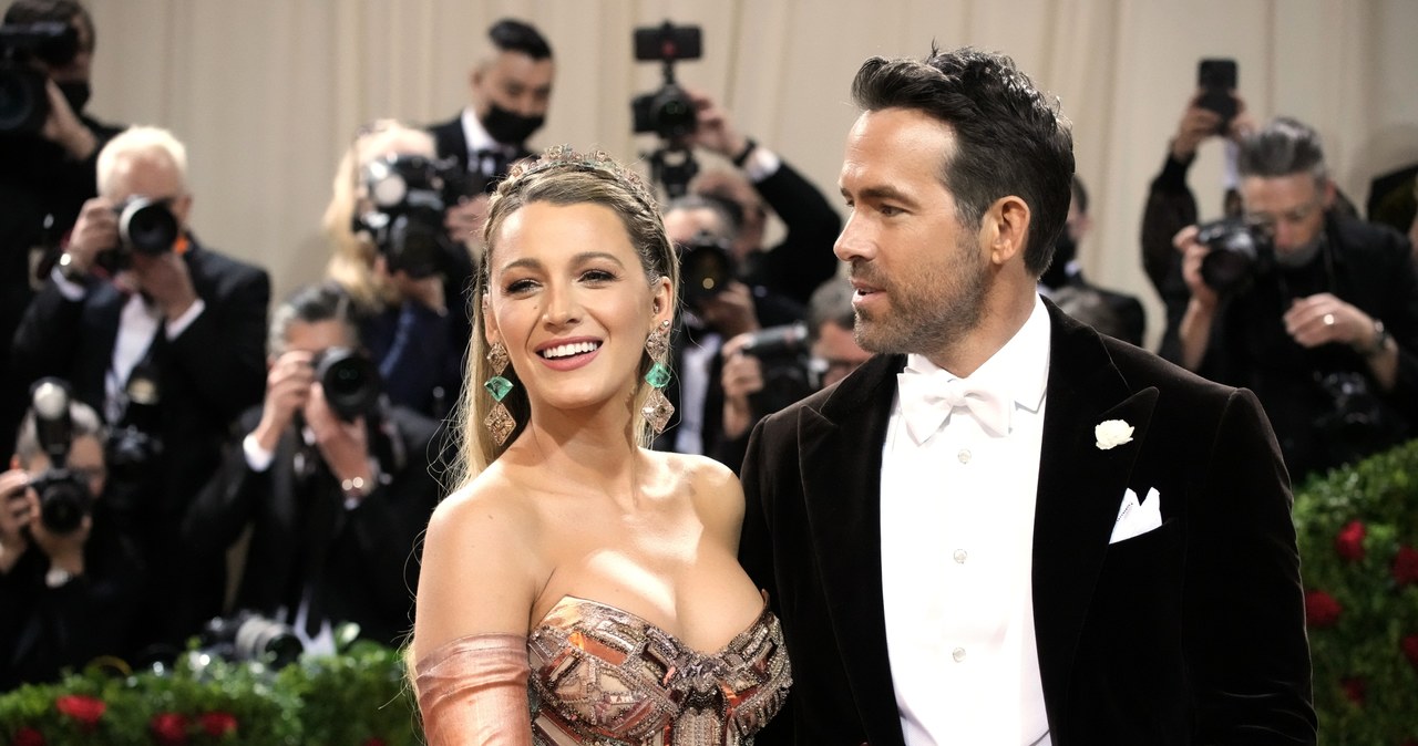 Blake Lively i Ryan Reynolds na Met Gali 202 /Jeff Kravitz /Getty Images