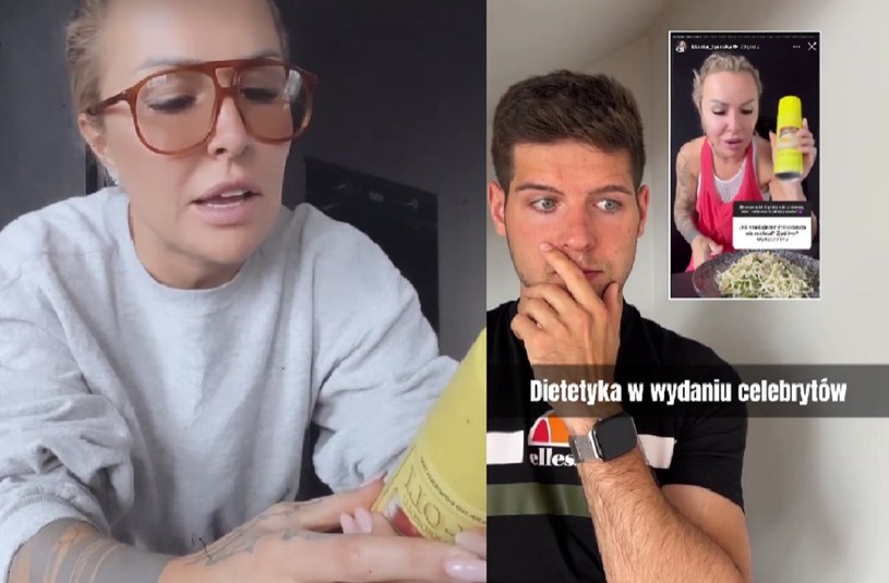Blanka Lipińska i Marcin Jackowiak /Instagram @blanka_lipinska; @mjackowiak_dietetyk /Instagram