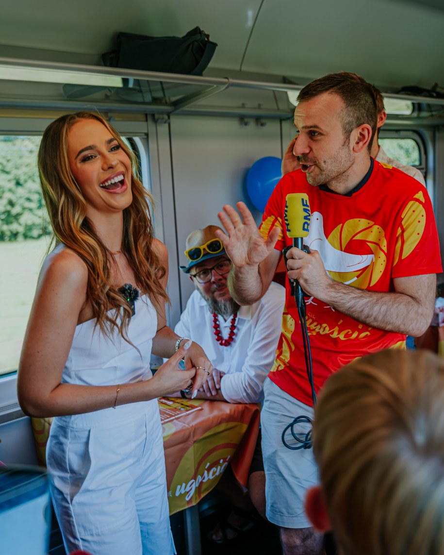 Blanka na pokładzie Wakacyjnego pociągu RMF FM /Adrian Pallash  /RMF FM