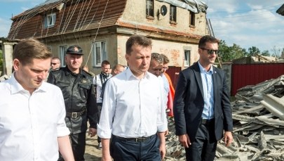 Błaszczak: Przekazano już ponad 30 mln zł dla poszkodowanych w nawałnicach
