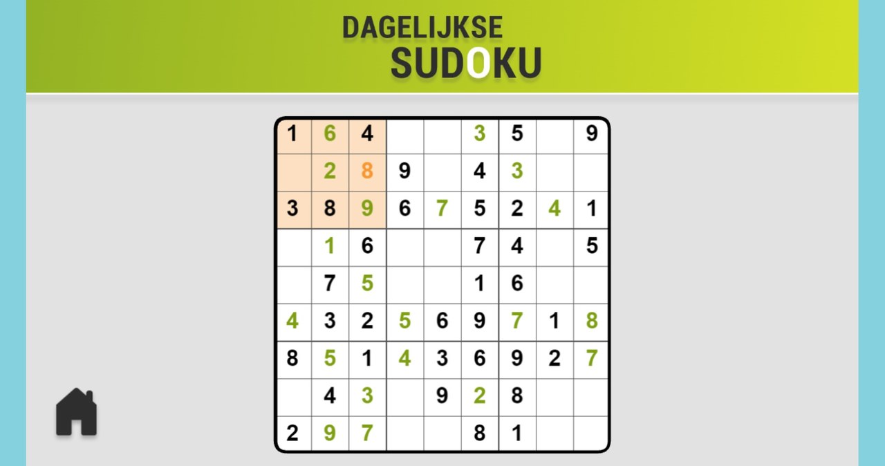 Błędne wstawienie cyfry gry online za darmo Daily Sudoku /Click.pl