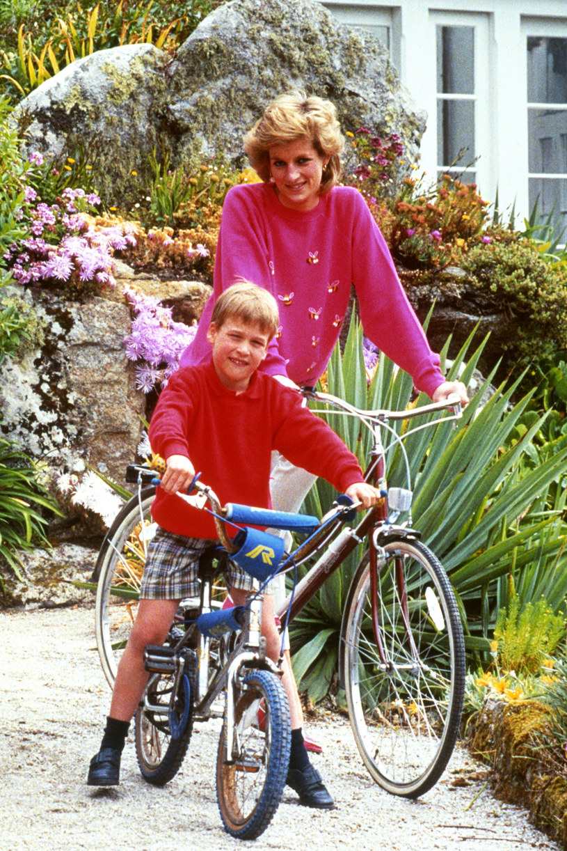 Błękitny rower nie był jedynym, jaki należał do księżnej /Getty Images