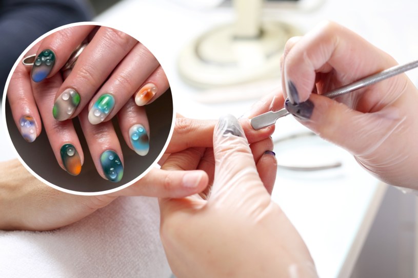 Blob nails sprawią, że twój manicure będzie wyróżniał się z tłumu /123RF/PICSEL