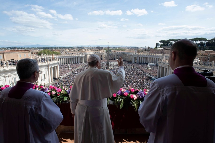 Błogosławieństwo Urbi et Orbi /VATICAN MEDIA HANDOUT /PAP/EPA