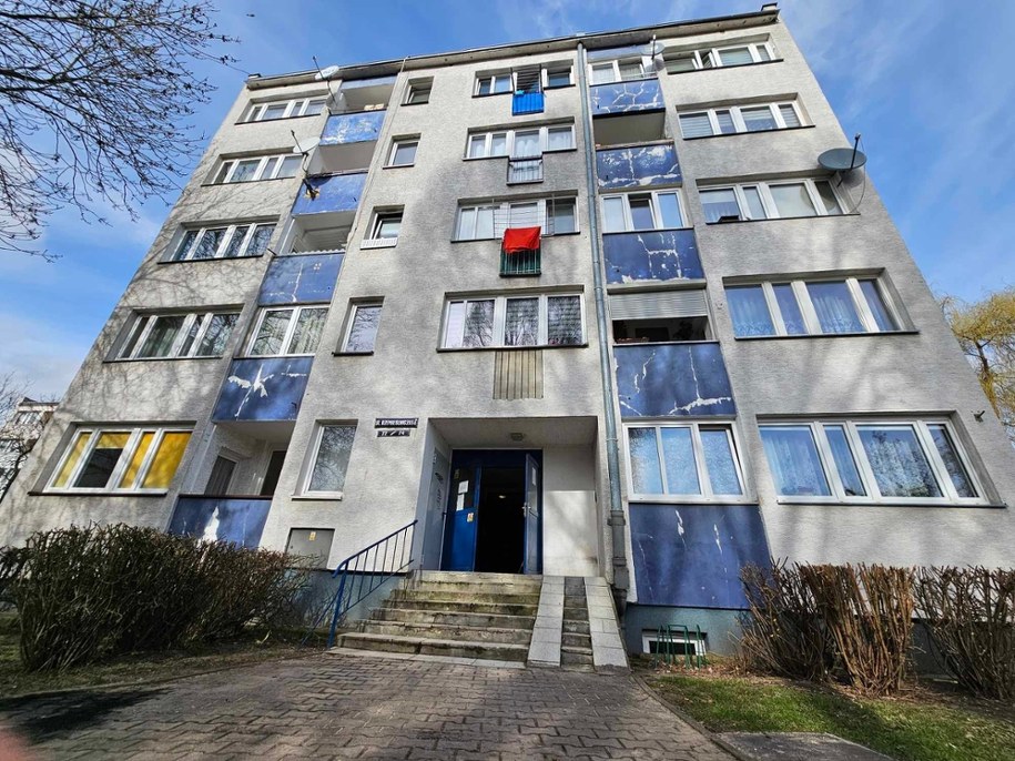 Blok,  którym doszło do podpalenia /Piotr Paszkowski /RMF MAXX