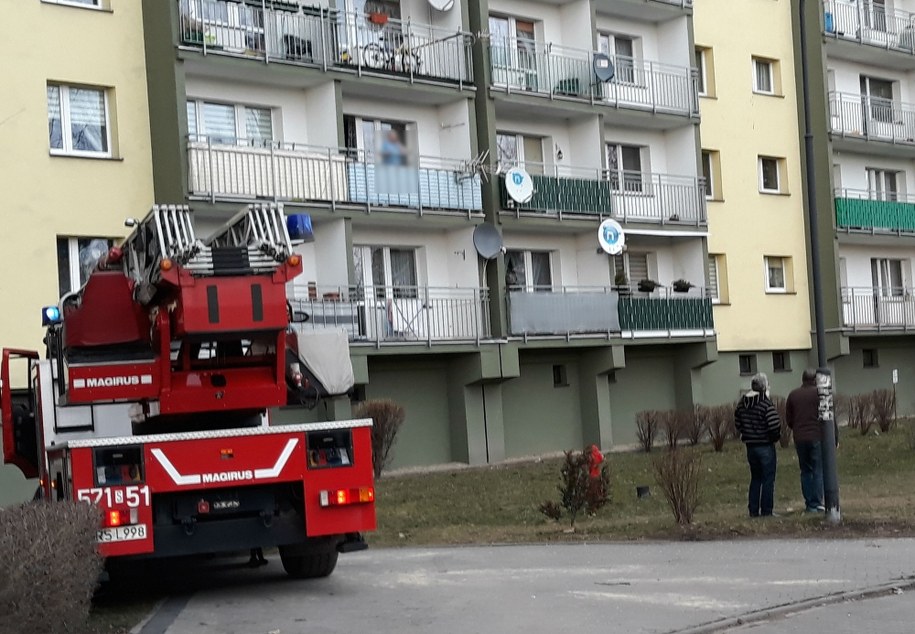 Blok, w którym doszło do tragedii /Gorąca Linia RMF FM