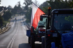 Blokada drogi w Wawrzeńczycach