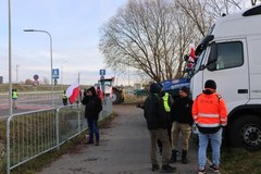 Blokada przejścia granicznego w Medyce