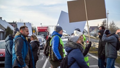 Blokada zakopianki. Mieszkańcy mówią "nie" planom nowej trasy
