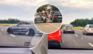 Blokował ruch na A4, kładł się na asfalcie. Nie poniesie konsekwencji