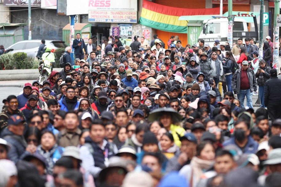 Blolkada na ulicach La Paz /LUIS GANDARILLAS /PAP/EPA
