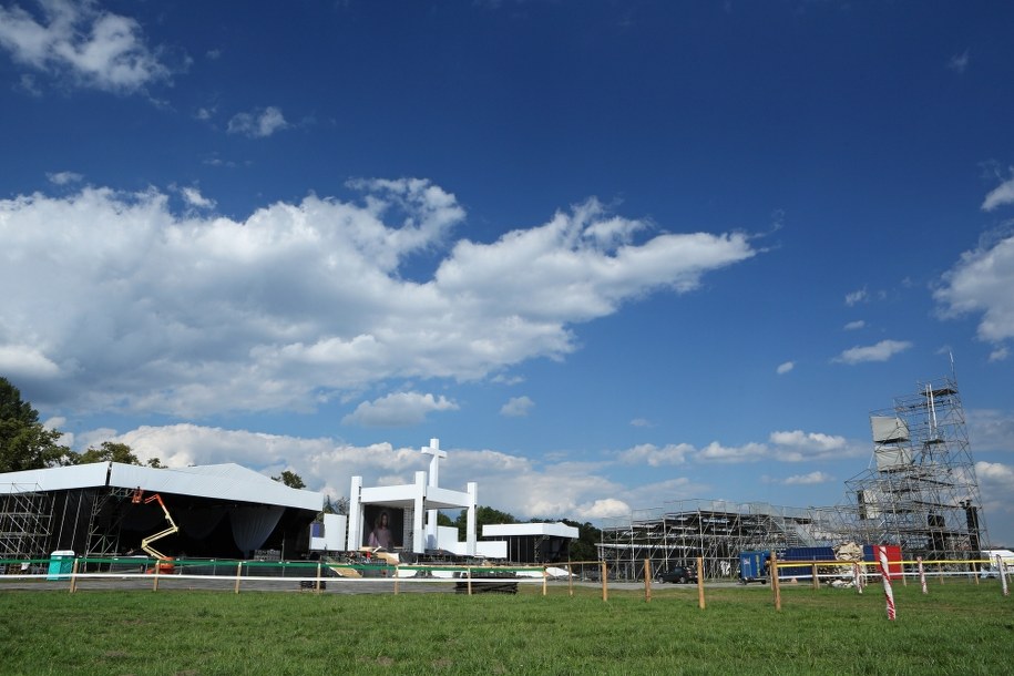 Błonia w Krakowie, gdzie Franciszek odprawi mszę podczas ŚDM /Stanisław Rozpędzik /PAP